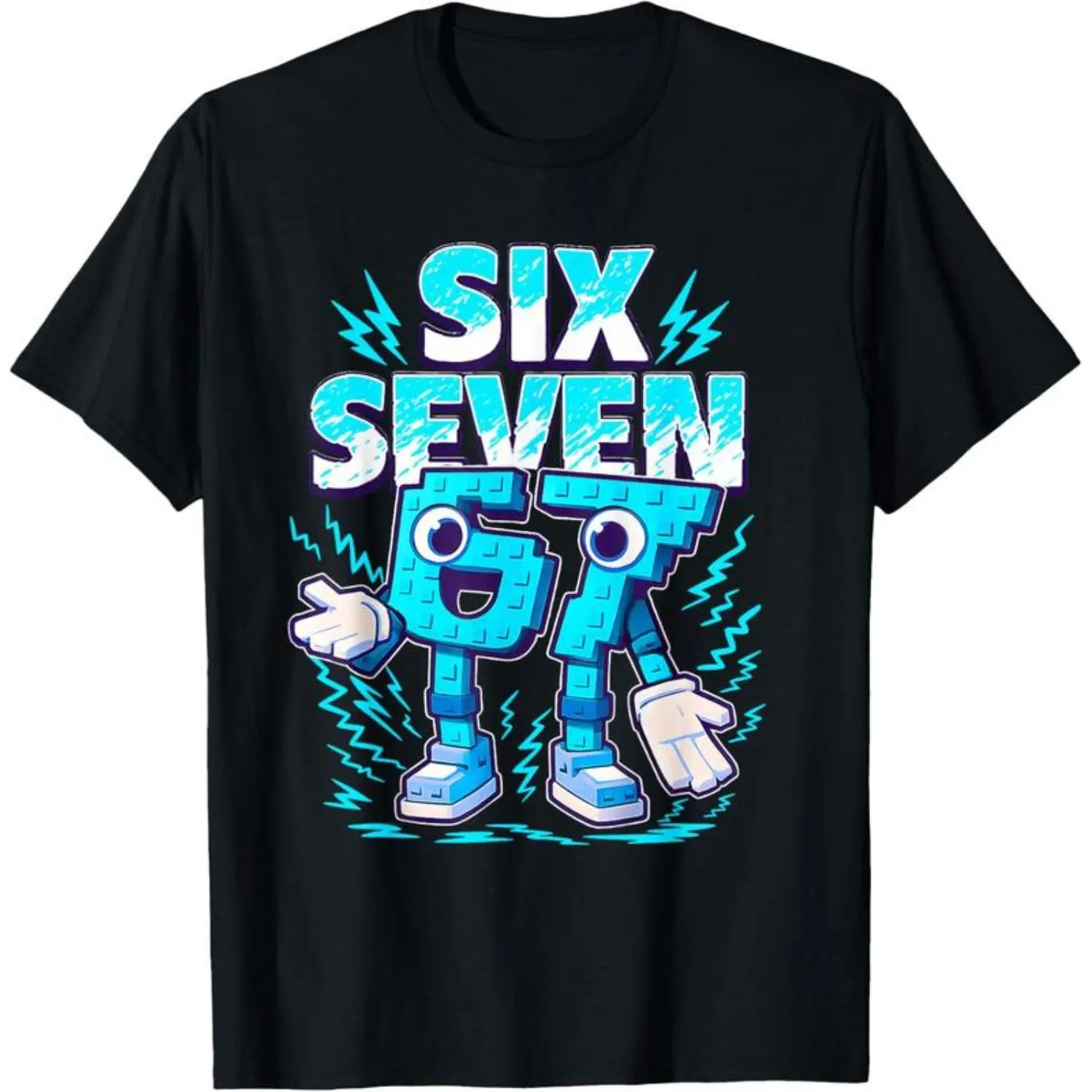 查看[Funny Meme 67 Six Seven 6 7 Italian Brainrot Boys Kids Teens T-Shirt ...