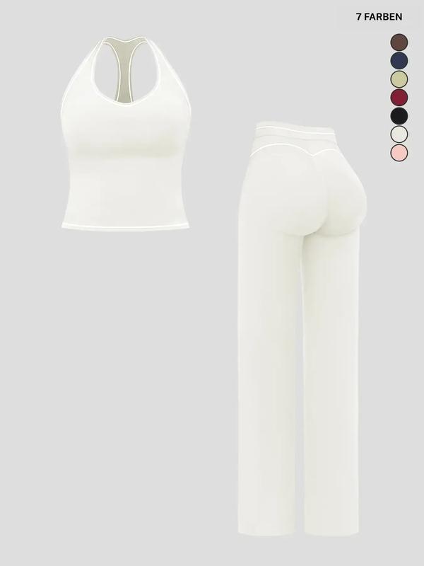 查看[Women's Yoga Set with Dual Shoulder Straps, High-End Feel Sportswear ...