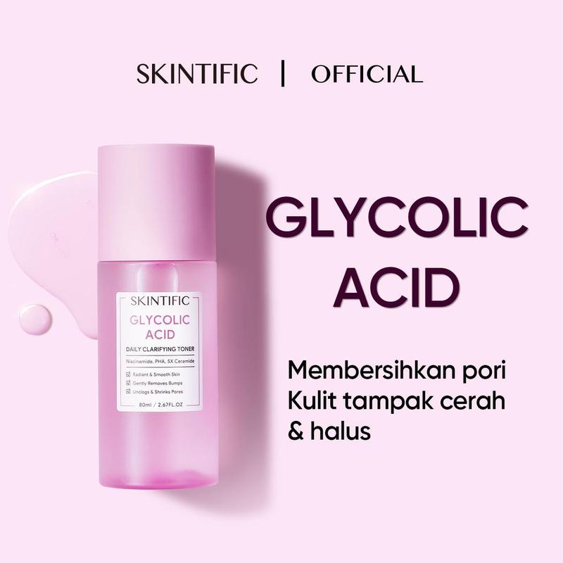 SKINTIFIC Glycolic Acid Daily Clarifying Toner