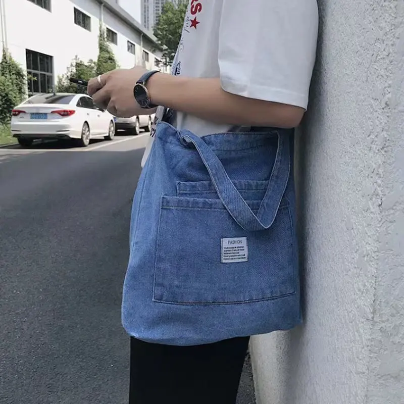 Beg Denim, Gaya Mori, Uniseks, Beg Selempang Kanva TikTok爆款商品分析 - GMV ...