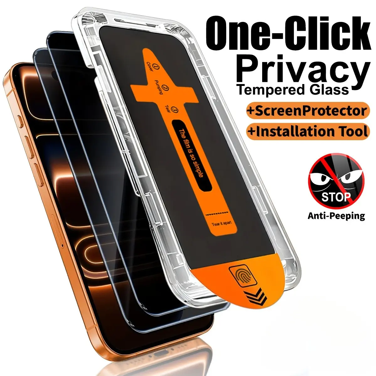 2-Pack Privacy Screen Protector Compatible with iP TikTok爆款商品分析 - GMV ...