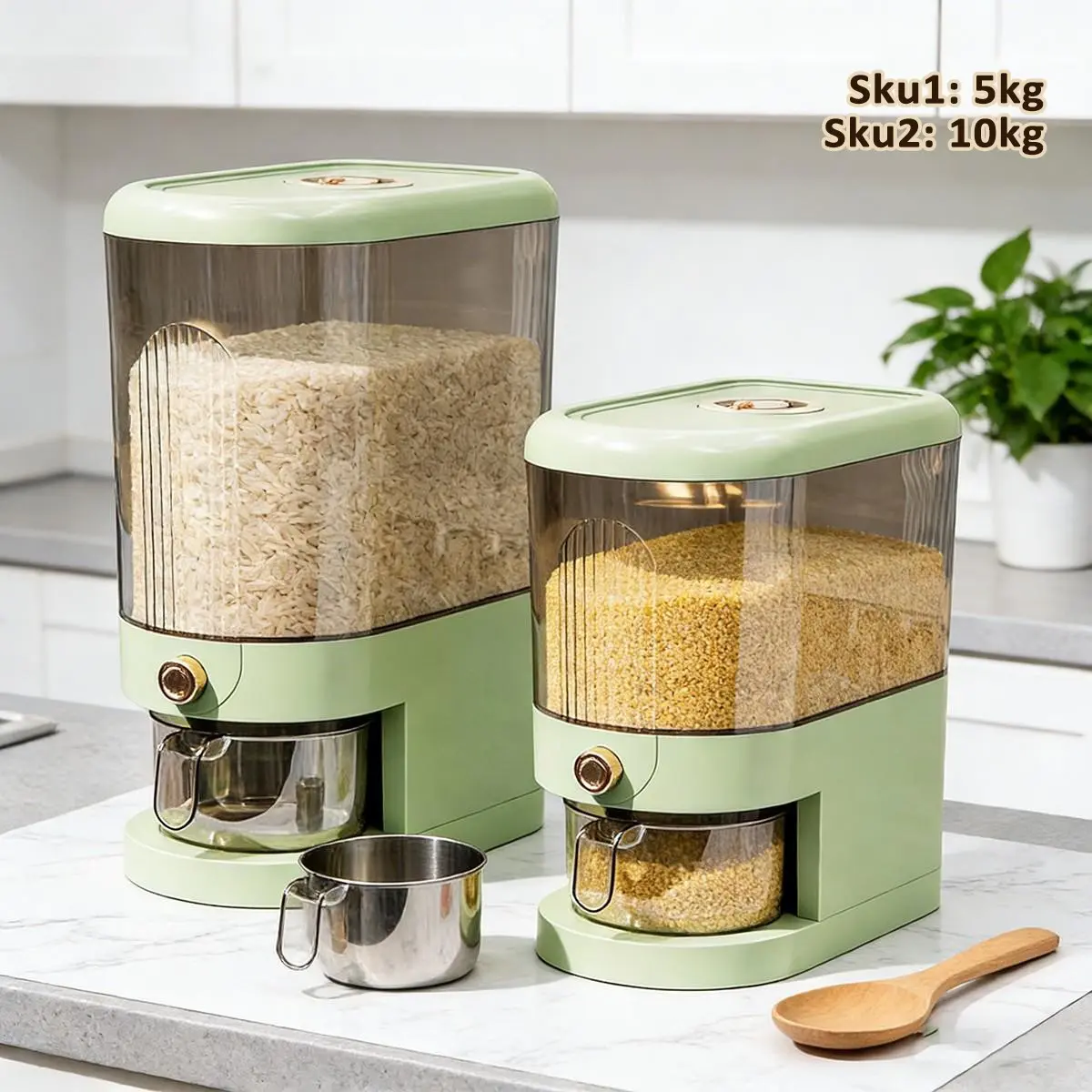 Large Capacity Press Automatic Rice Dispenser, Wat TikTok爆款商品分析 - GMV ...