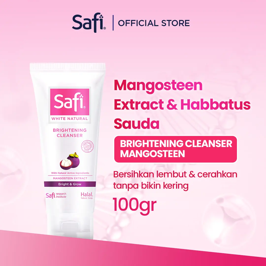 Safi White Natural Brightening Cleanser Mangosteen