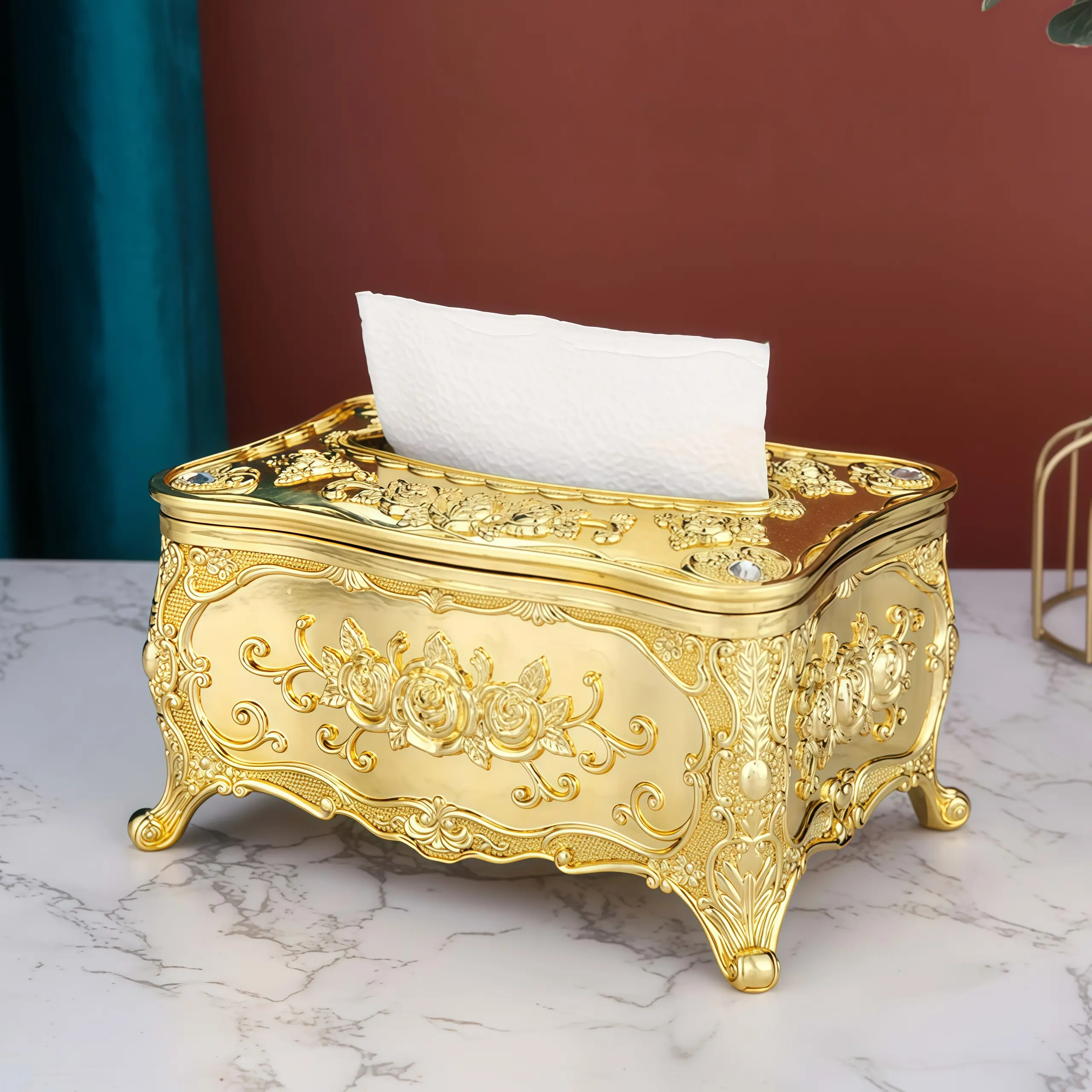 Tissue Box Buffet European Style Tissue box, High-end Hotel Restaura TikTok爆款商品分析 - GMV ...