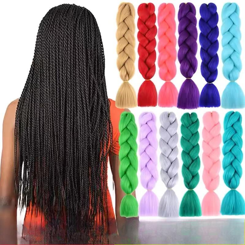 P24 Braid Jumbo Braid 24 Inches Synthetic Braiding Hair Ombr TikTok爆款商品分析 - GMV ...