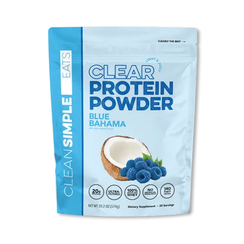 Clear Protein Powder: Blue Bahama (20 Serving)