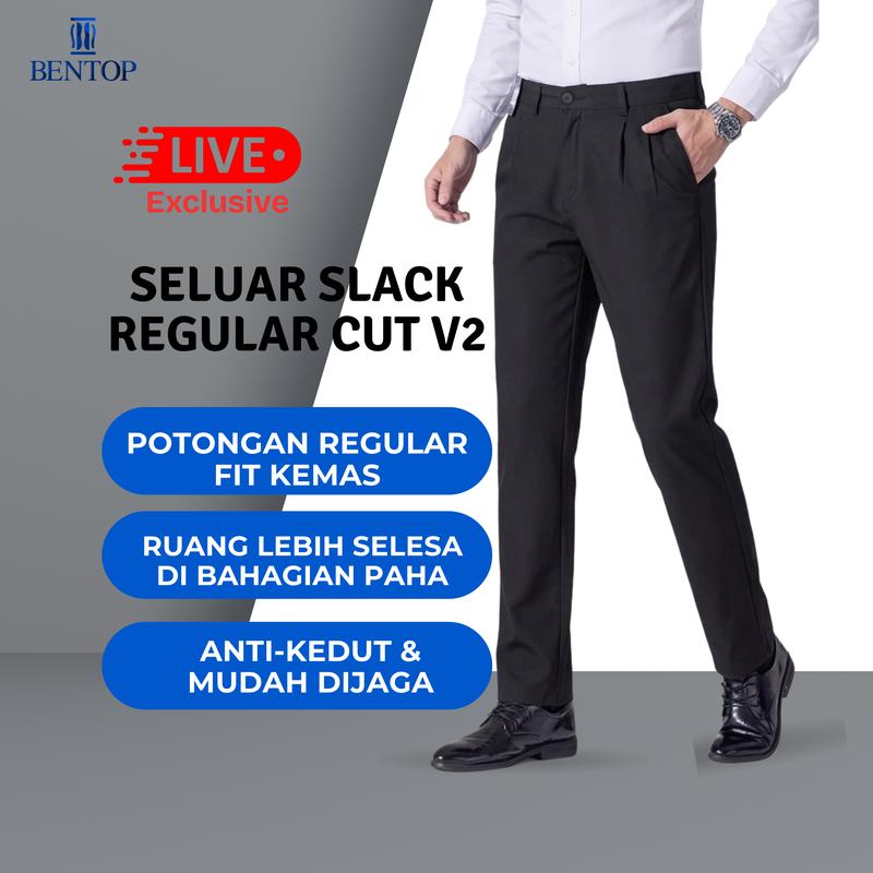 BENTOP [LE] Slack Regular Fit V2 Seluar Slack Regu TikTok爆款商品分析 - GMV ...