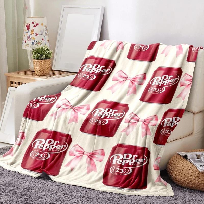 查看[Unique Dr. Pepper Print Blanket, Ultra-Soft, Comfortable Sofa Or Bed ...
