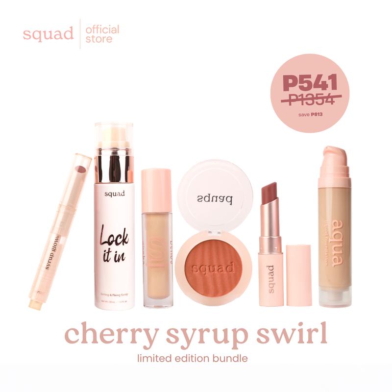 Squad Cosmetics BUNDLE 3 CHERRY SYRUP SWIRL TikTokηζ¬Ύεεεζ - GMV/ιι/εΈ¦θ΄§θΎΎδΊΊ ...