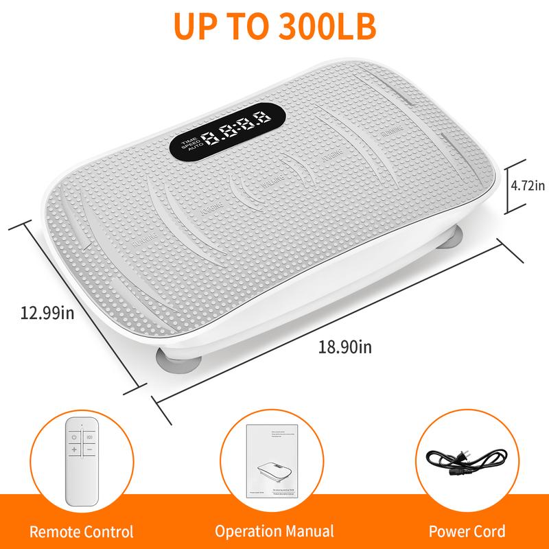 ZenActive Vibration Plate Exercise Machine Whole Body Workout Vibrating ...