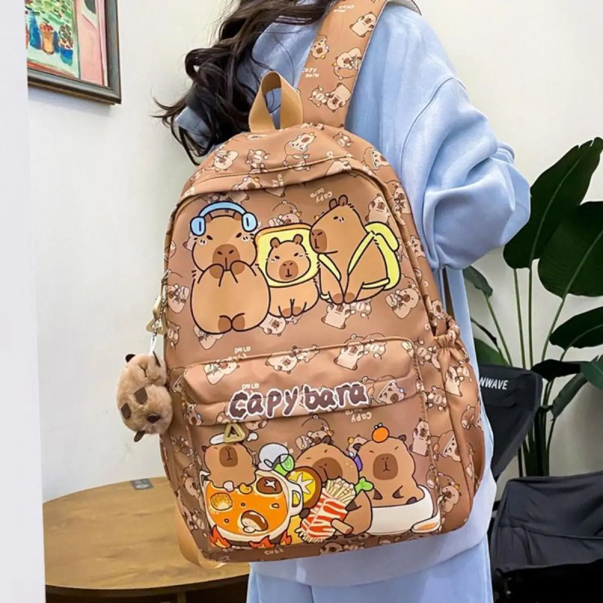 Capybara Backpack, Cute Design, Large Capacity, Ca TikTok爆款商品分析 - GMV ...