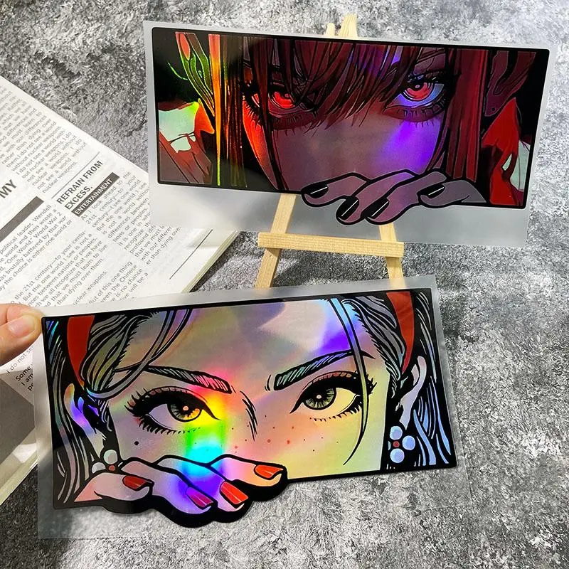 Anime Girl Pattern Car Sticker, Waterproof Car Dec TikTok爆款商品分析 - GMV ...