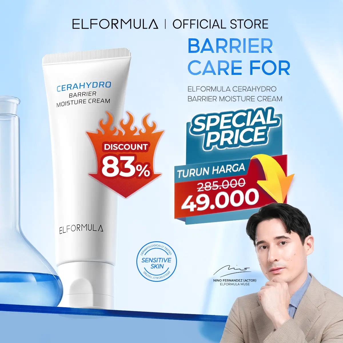 Elformula CeraHydro Barrier Repair Moisture Cream