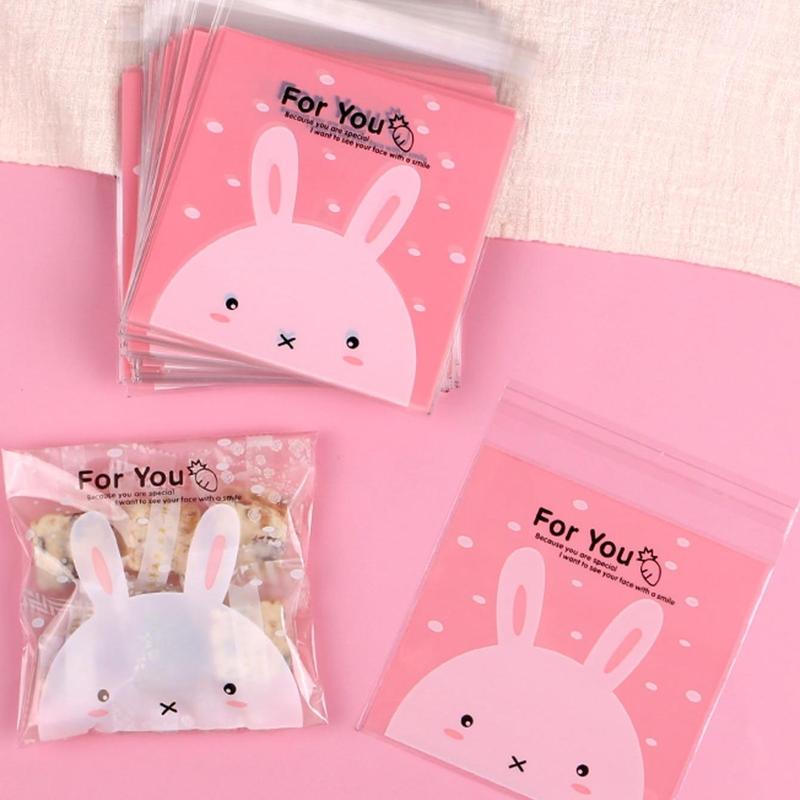 查看[Easter Cartoon Rabbit Pattern Candy Bag (100pcs/pack), Self Adhesive ...