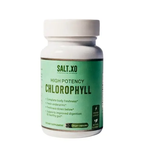 Salt.Xo High Potency Chlorophyll Capsules – Daily Cleanse, Fresh Underarms & Full-Body Detox