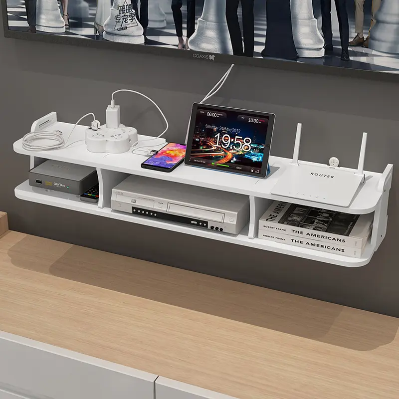 Rak Box Router 查看[Wifi Router Rack Router DVD Player TV Rack Floating Storage Space ...
