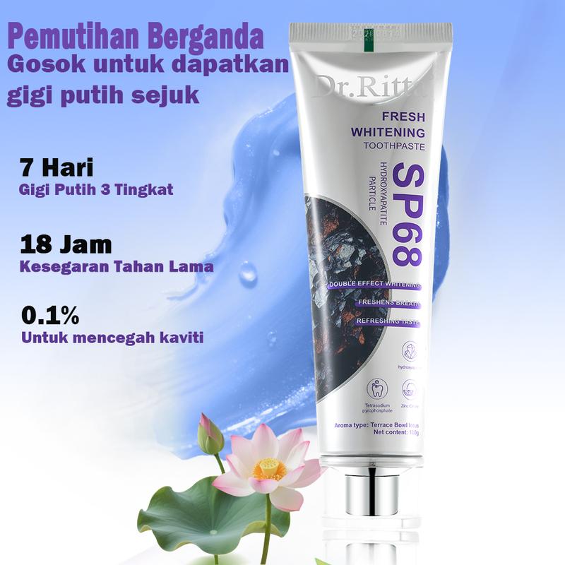 查看[[Halal Certified] Dr.Ritta SP68 Ubat Gigi Pemutih 100g - Hilangkan ...