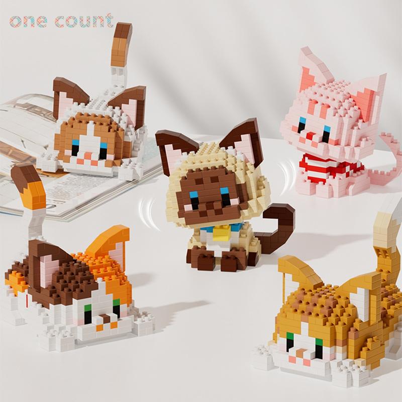 Cute Animal Design Building Blocks, 1 Box DIY Crea TikTok爆款商品分析 - GMV ...
