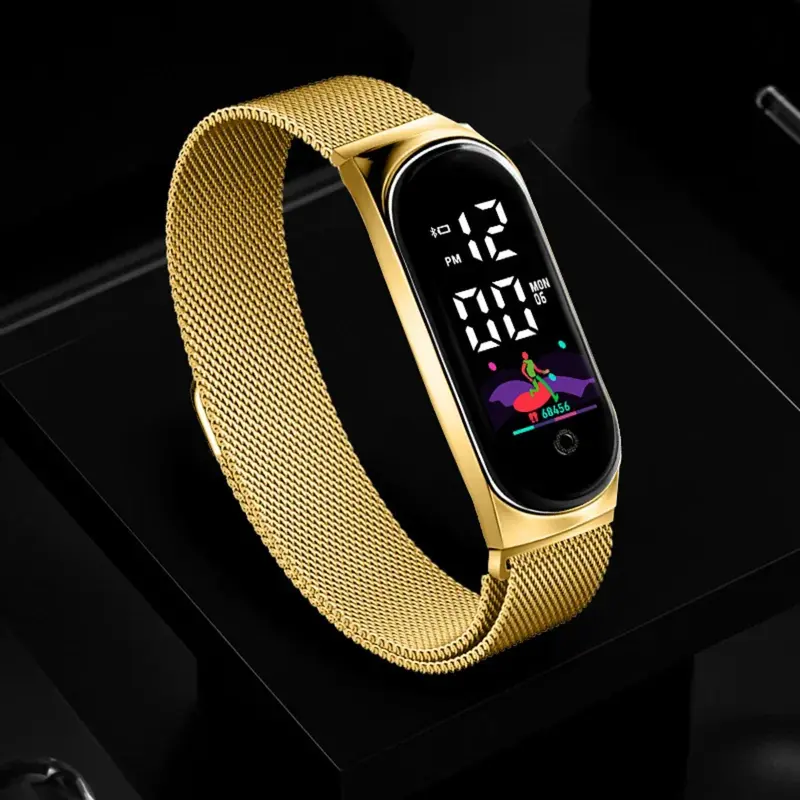Simple LED Digital Watches for Women Luxury Metal TikTok爆款商品分析 - GMV/销量 ...