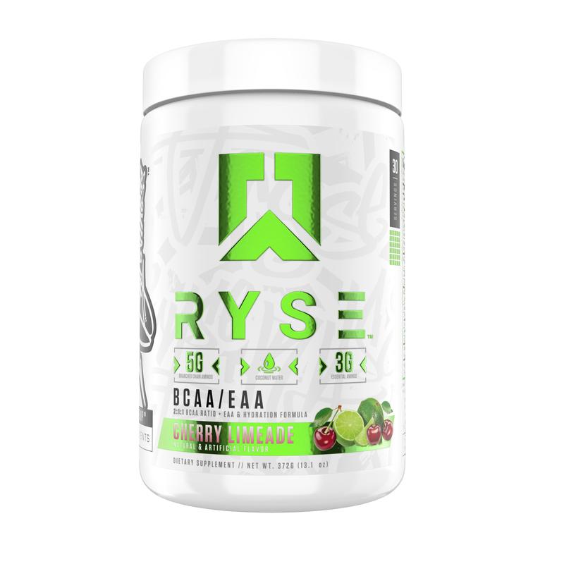 RYSE Core Series BCAA+EAA | Recover, Hydrate, and Build | with 5g Branched Chain Aminos and 3g Essential Aminos | 30 Servings