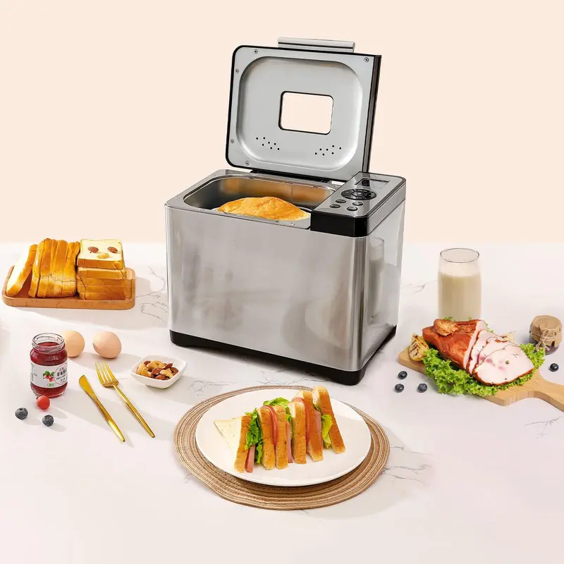 查看[2LB 19-in-1 Bread Maker Automatic Compact Dough Machine Nonstick 3 ...