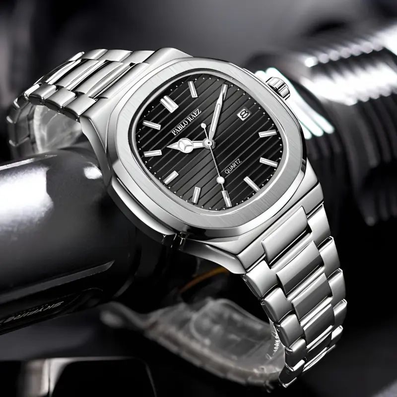 查看[PABLO RAEZ Jam Tangan Lelaki Persegi Gaya Perniagaan Kalis Air ...