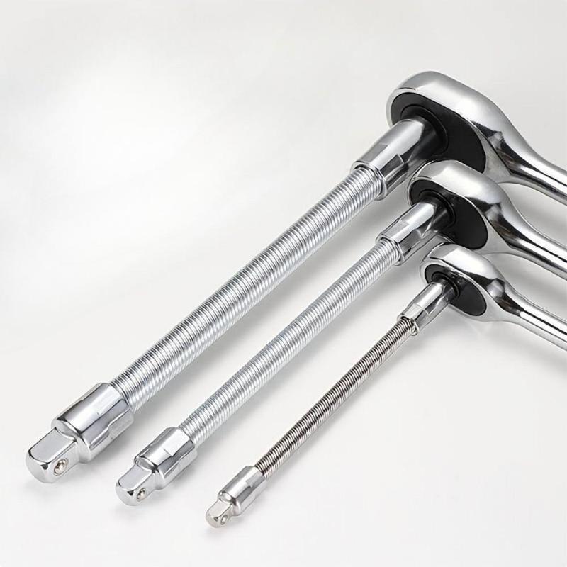 查看[1/4, 3/8, 1/2 Inch Extension Rod Without Wrench Free Flexible Rod, 1 ...