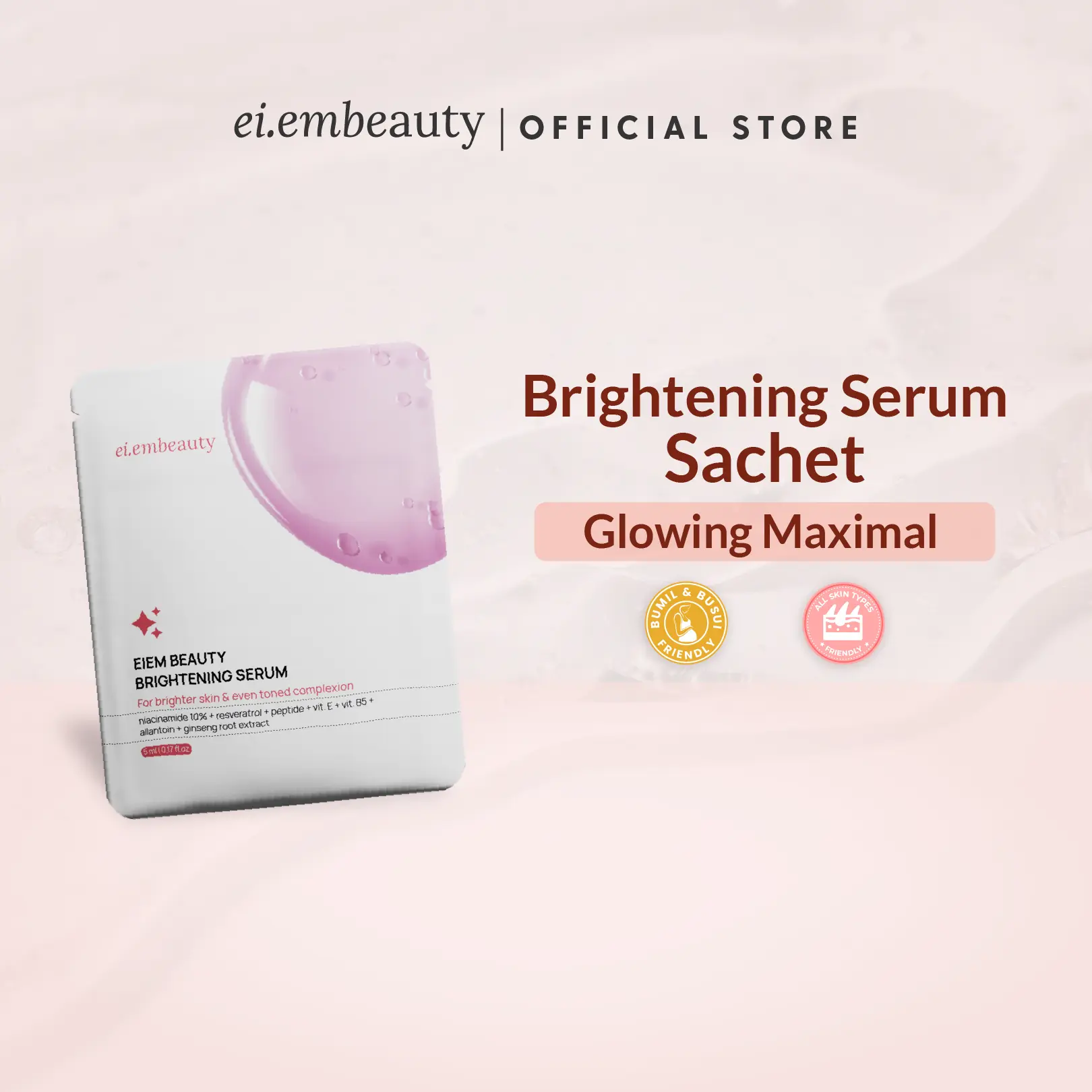 EIEM Beauty Brightening Serum Sachet