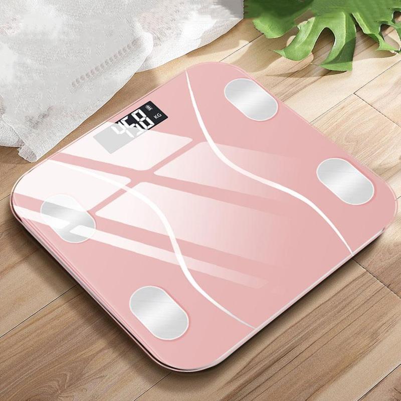 Smart Body Fat Scale, High Accuracy BT compatible Electronic Scale, HD Display App Connection Intelligent Body Fat Scale Christmas Gifts