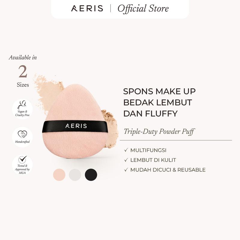 Aeris Beaute Triple Duty Powder Puff