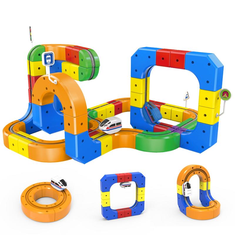 Dynamic Train Set Electric Train Set for Kids Ages 3-8, Modular 3D F TikTok爆款商品分析 - GMV ...