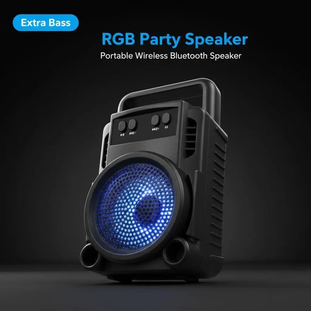 Wireless Portable Bluetooth Speaker With Led Light TikTok爆款商品分析 - GMV ...