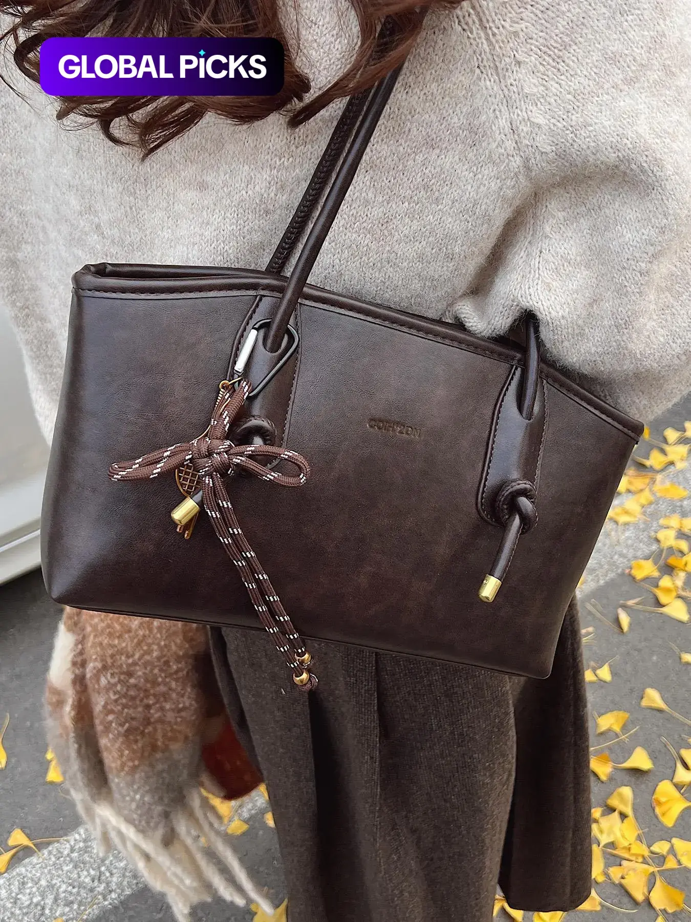 26 Women's Elegant Solid Color Shoulder Bag, Fashionable Large Capacity Handbag Crossbody Bag for Daily Used, Casual Trendy Versatile High-quality Daily Commuting Bag, Daily Commuter Bag, Fashionable Unique Bags #GLOBAL PICKS