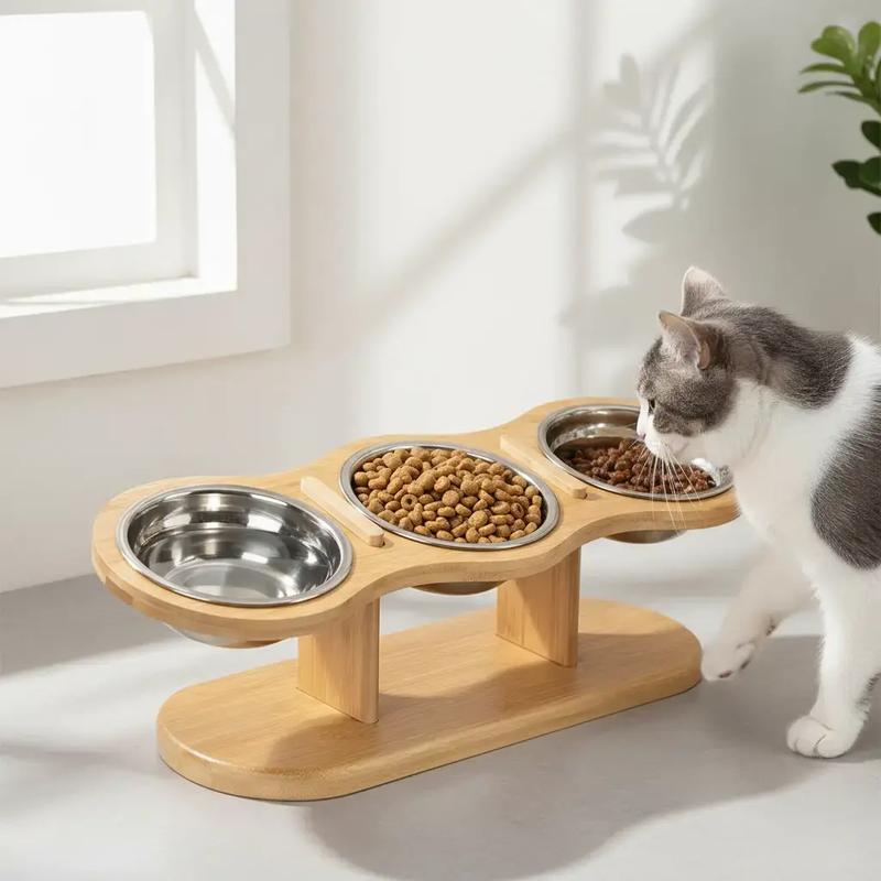 Cat Food Riser Elevated Cat Food Bowl, 3 Stainless Steel Raised C TikTok爆款商品分析 - GMV ...