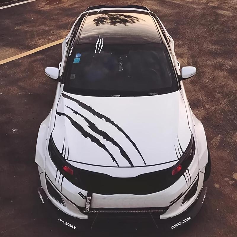 Scratch Pattern Car 查看[Car Hood Scratch Pattern Decorative Sticker, Creative Trendy Claw ...