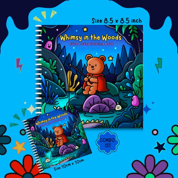 Whimsy in The Woods Cute and Cozy Coloring Book | TikTok爆款商品分析 - GMV/销量 ...