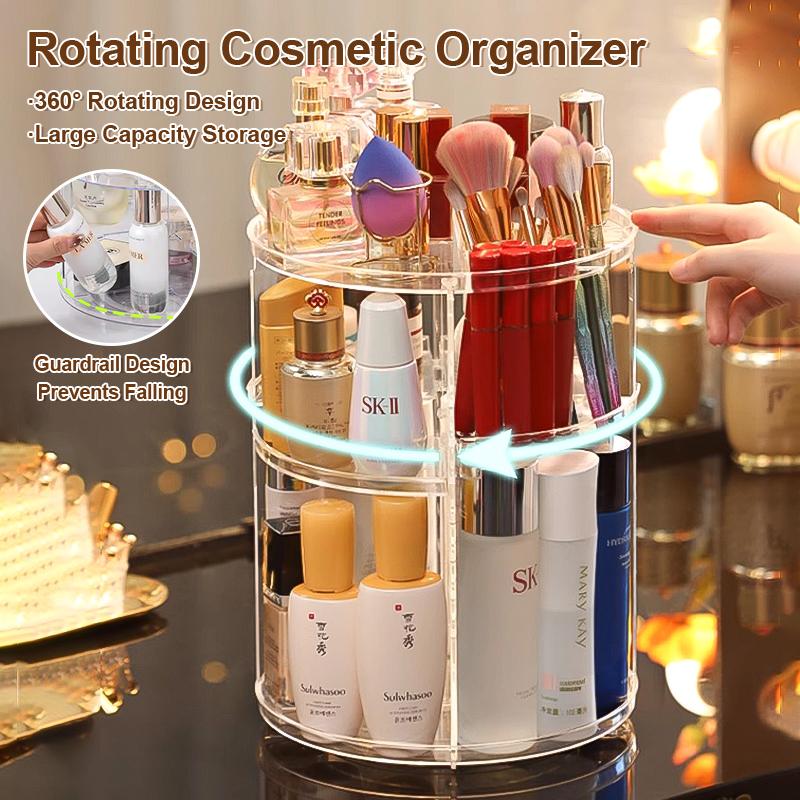查看[Rotating Makeup Storage Box 360 Degree Adjustable Cosmetic Storage ...