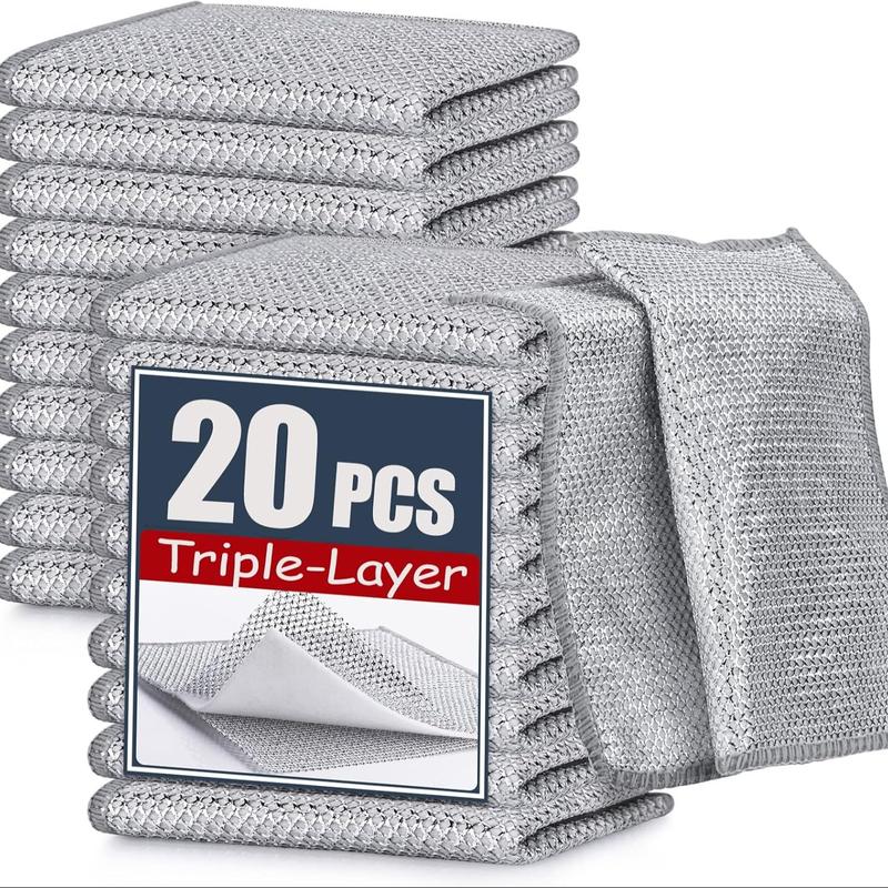 查看[Steel Wire Cleaning Cloth, 20 Steel Ball Rags, Two Layers Of Steel ...