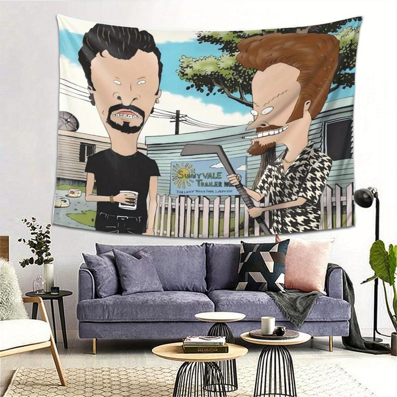 Funny cartoon pattern tapestry, fun Lightweight De TikTok爆款商品分析 - GMV ...