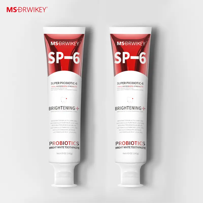 MS-DRWIKEY Super Probiotic Toothpaste, Cooling Mint Flavor, Freshens ...