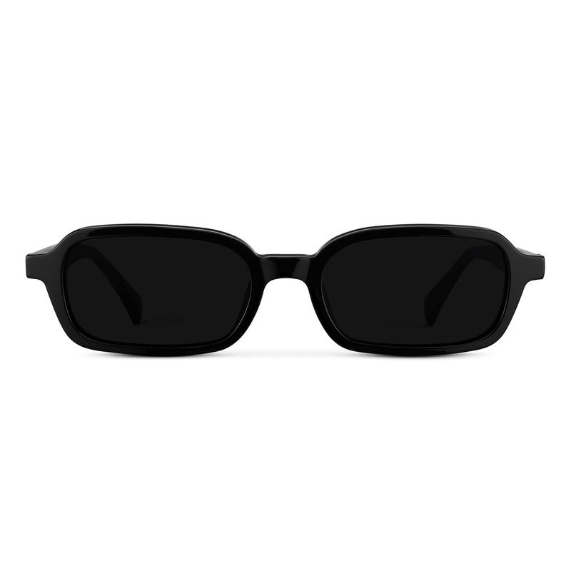 Ayla | Anti-Reflective Slim Rectangular Sunglasses For Women