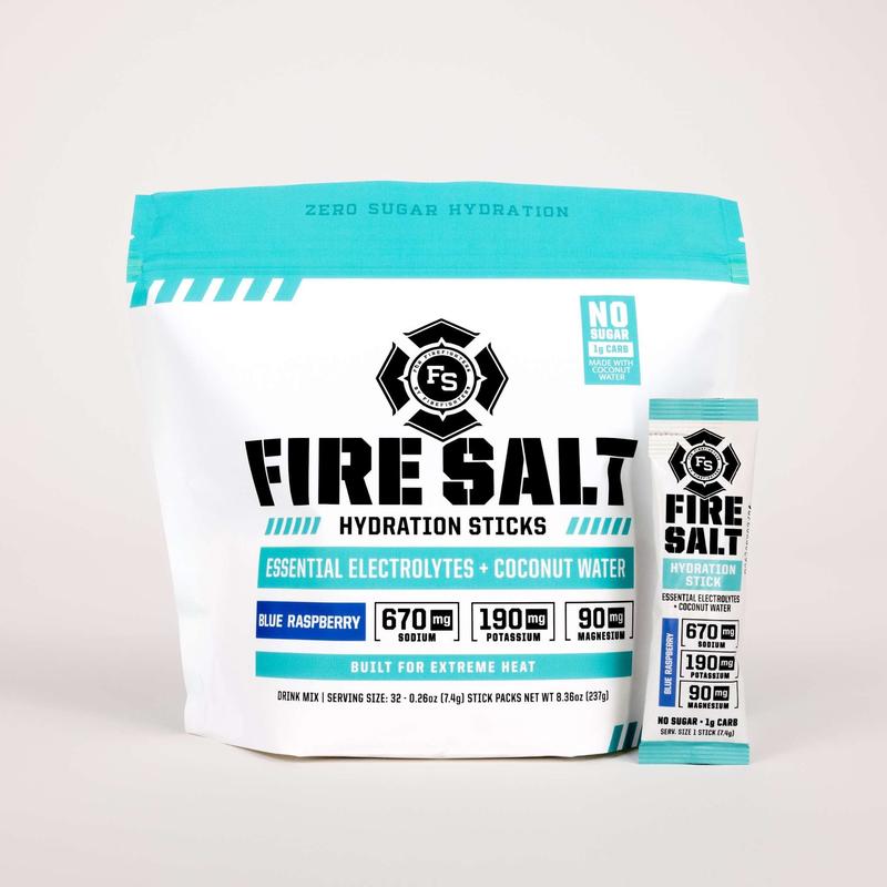 Fire Salt - Essential Hydration (32 Pack) Beverage Sport Energy Coconut Natural Sugar