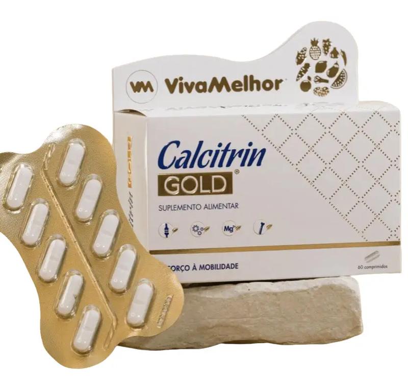 Calcitrim GOLD - Bones and joints Healthcare Fitness Supplement Edible Dietary Calcium Vitamin Tablet