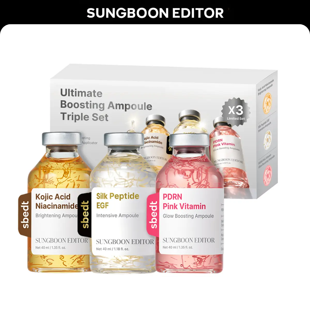 [Sungboon] Age-Rewind Shot Trio Set (PDRN + Kojic TikTok爆款商品分析 - GMV/销量 ...