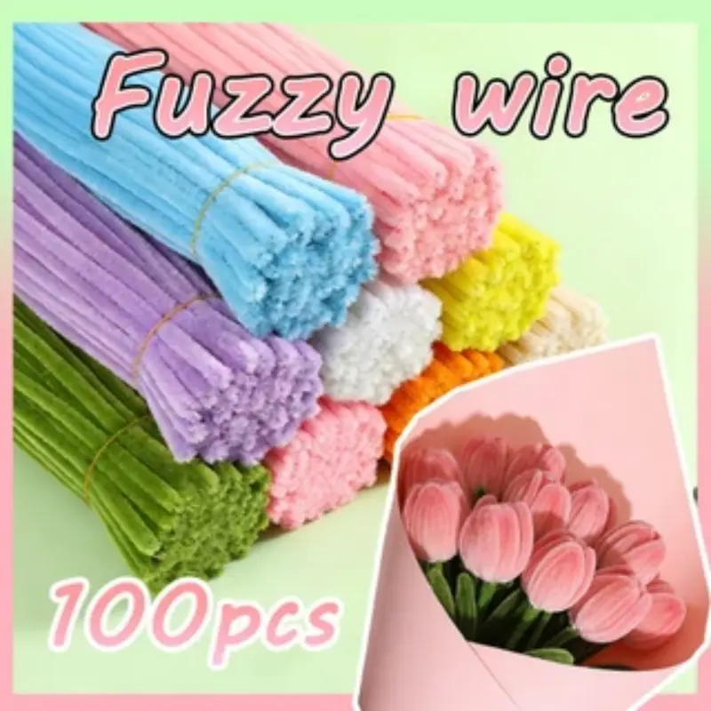 [Fuzzy Wire]100Pcs 8mm Extra Thick Fuzzy Wire Set TikTok爆款商品分析 - GMV/销量 ...