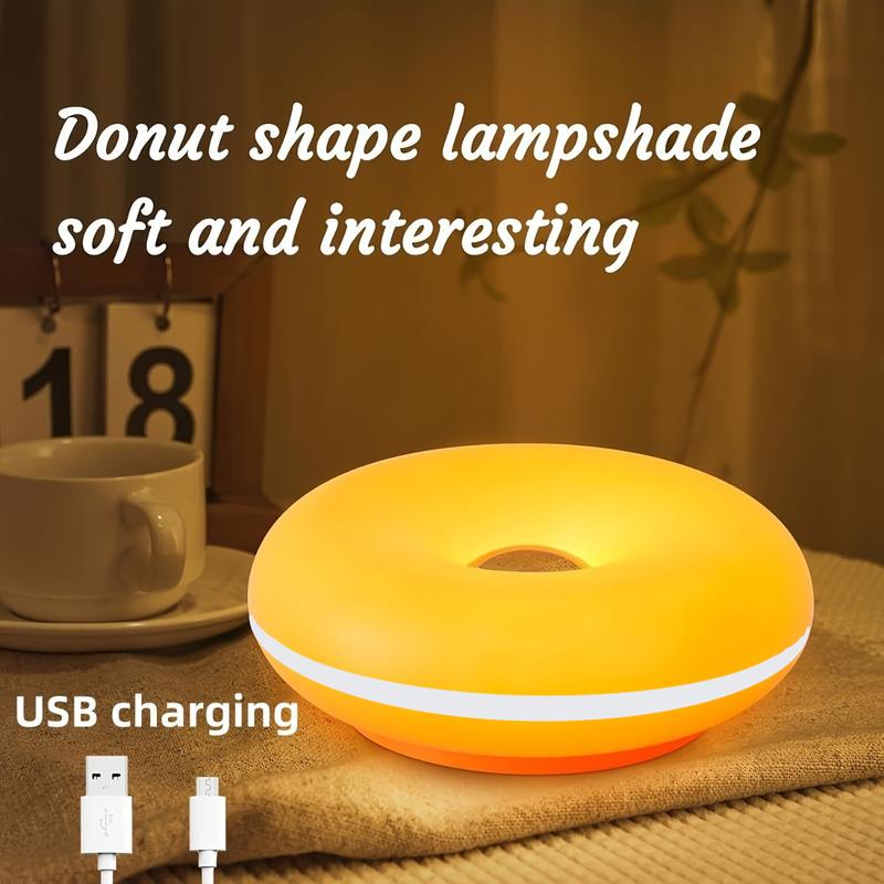 LED Dount Lamp, table lamp Modern Orange Donut Tou TikTok爆款商品分析 - GMV ...
