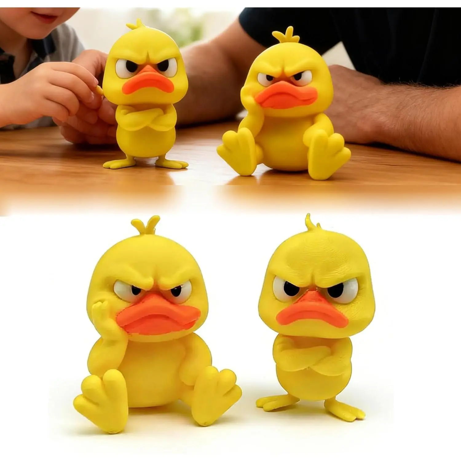 2-Pack Funny Angry Duck Figurines – Cute Angry Yel TikTok爆款商品分析 - GMV ...