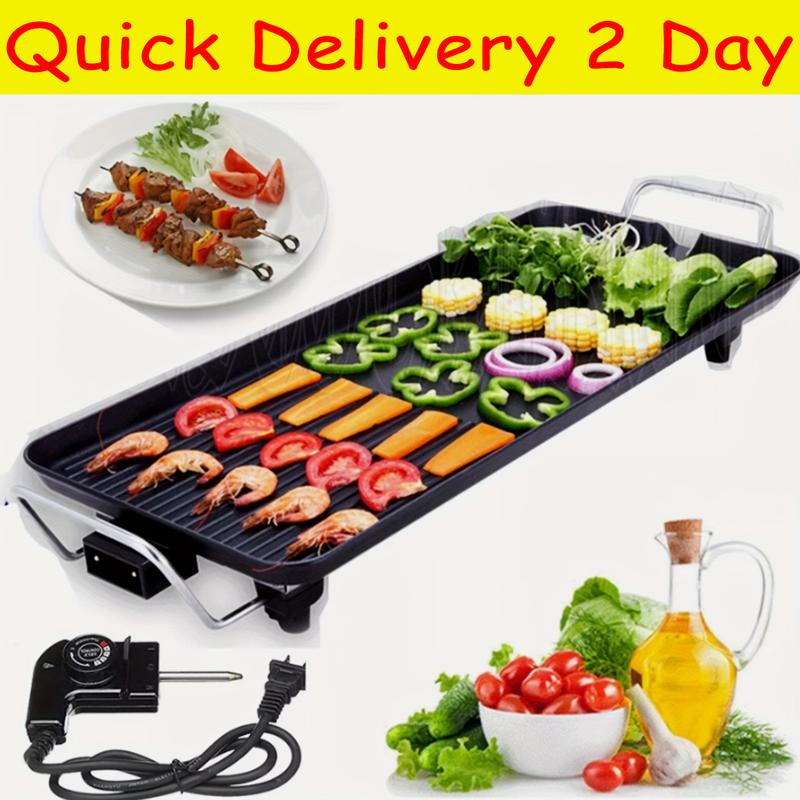 查看[40cm*23cm Electric Teppanyaki Table Grill Griddle BBQ Hot Plate Non ...