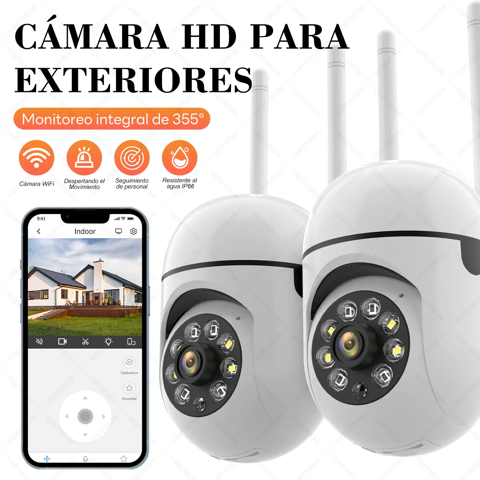 V360 V360 Pro Kit de 2 Cámara de Seguridad WiFi Inalámb TikTok爆款商品分析 - GMV ...