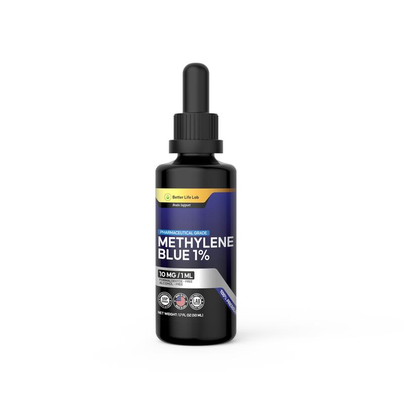 Methylene Blue - Pharmaceutical Grade 99.99% Purity, Safe, Formaldehyde-Free, Made in the USA, Supports Wellness Goals